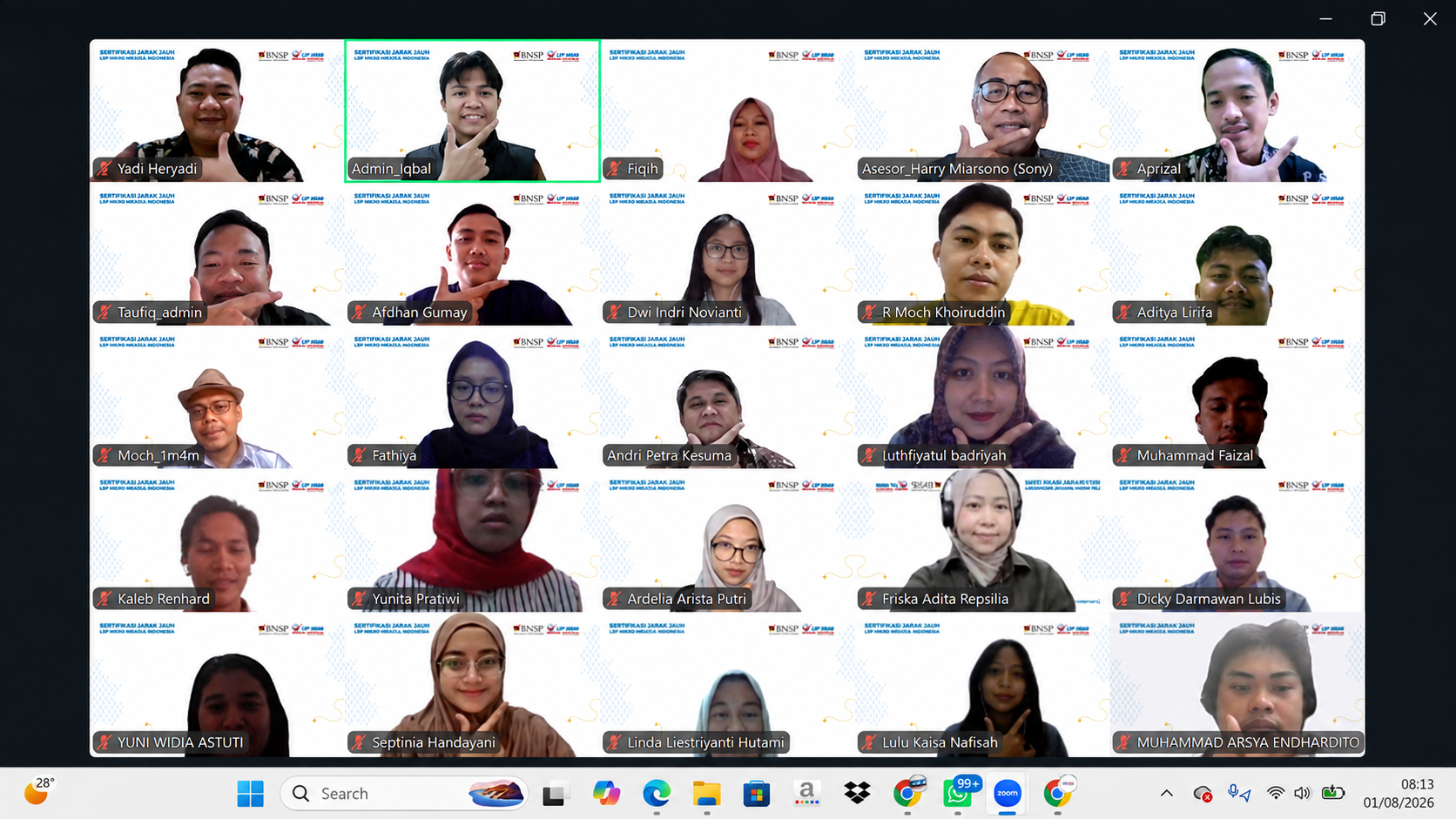 Sertifikasi jarak jauh IHS Training